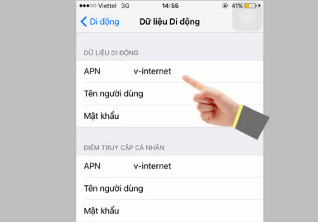 cài apn mobifone cho iphone ios