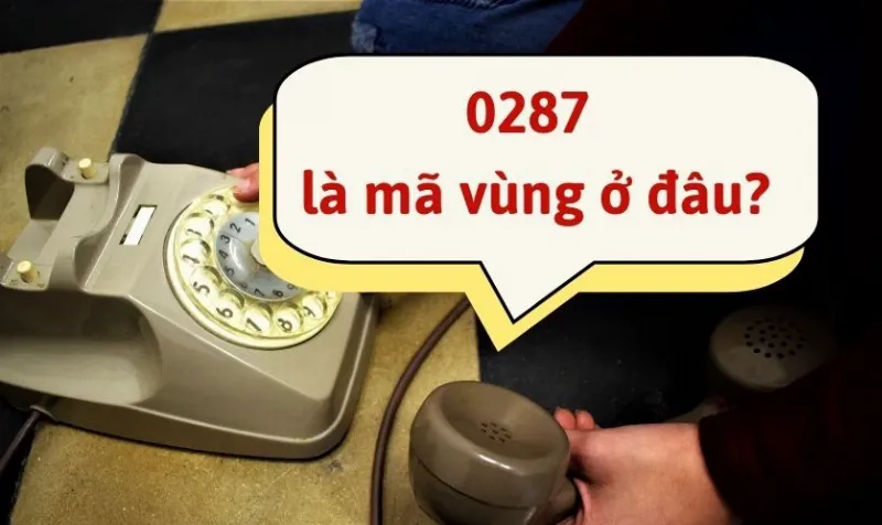 Đầu số 0287 thuộc mã vùng ở đâu?