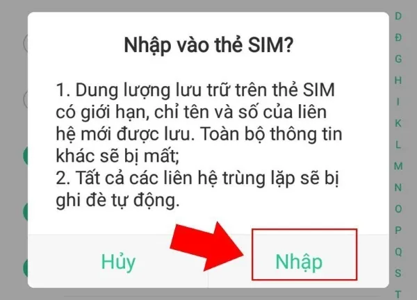 Bạn nhấn Nhập một lần nữa để xác nhận