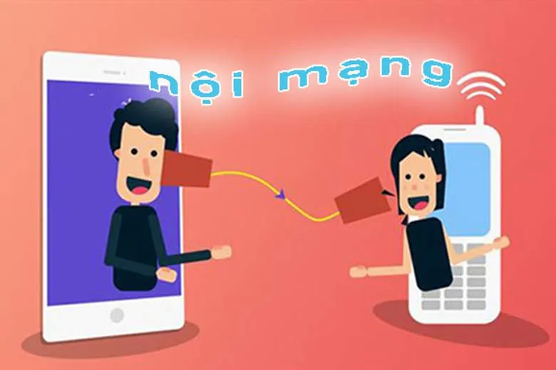 Hình minh họa cuộc gọi nội mạng giữa hai thuê bao cùng nhà mạng